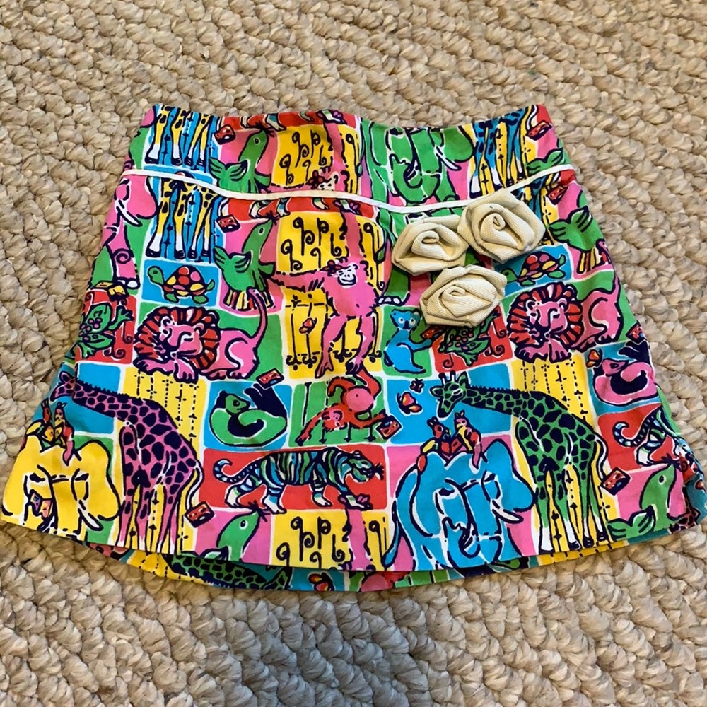 Lily Pulitzer Girls Animal Skirt